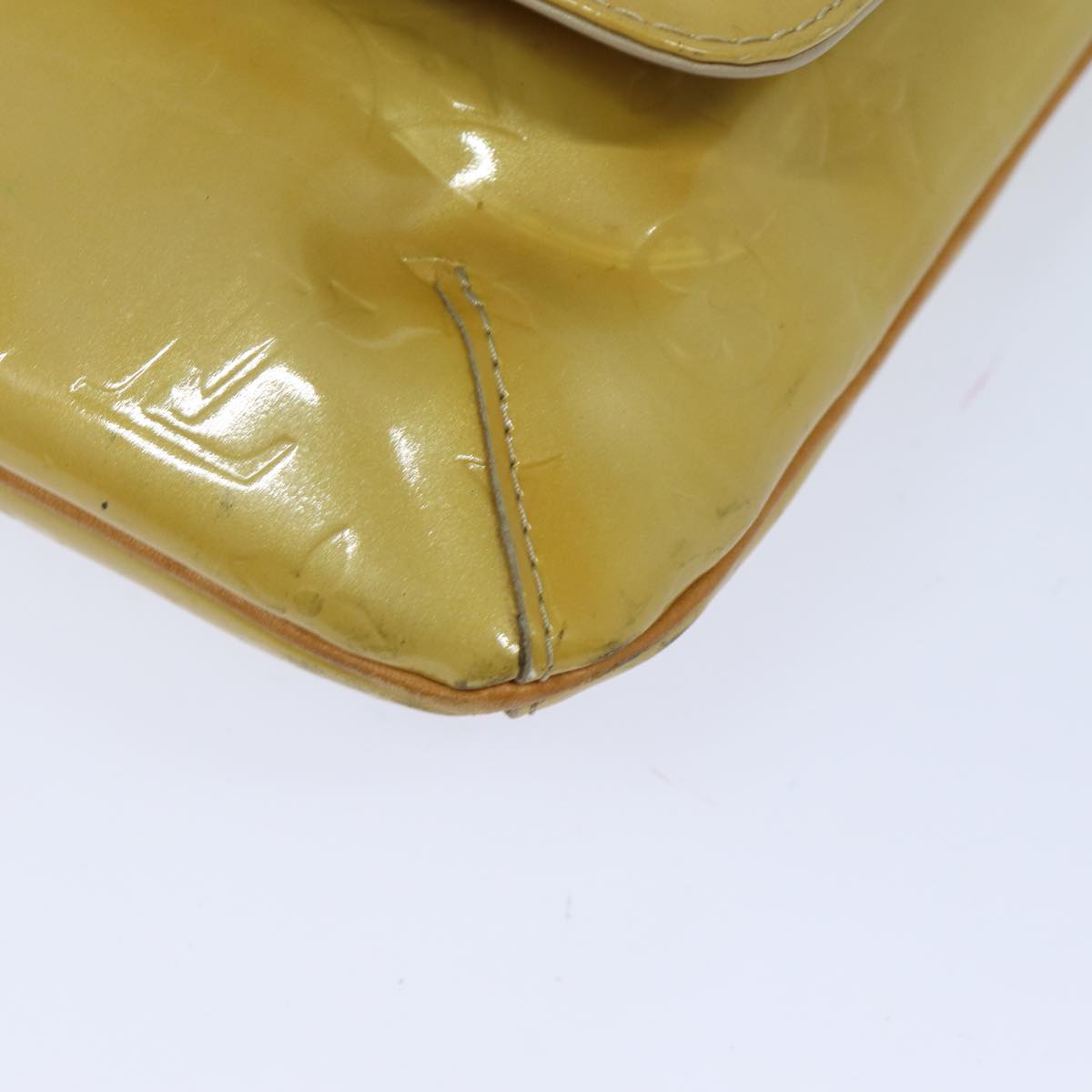 LOUIS VUITTON Monogram Vernis Thompson Street Bag Beige M91301 LV ep4843