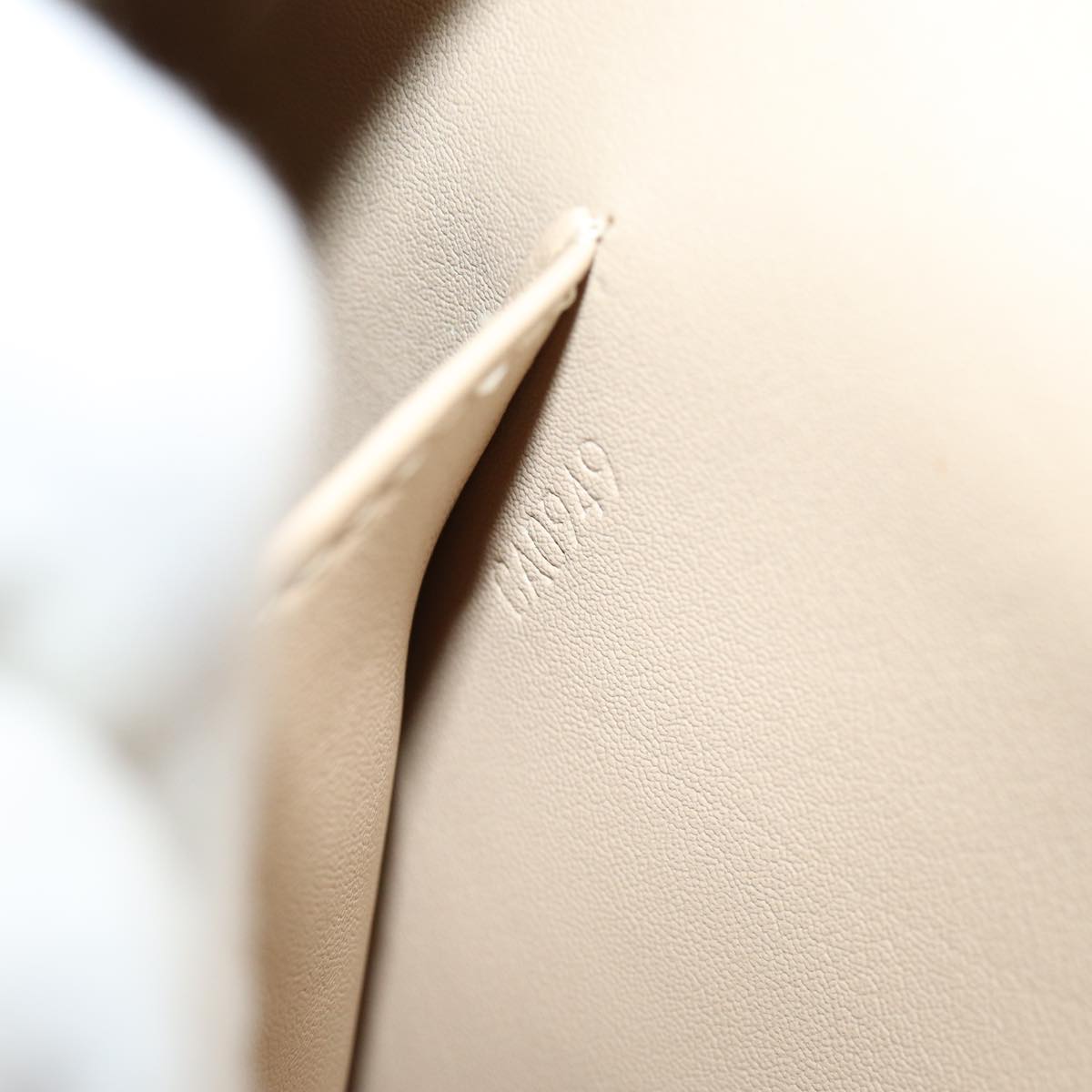 LOUIS VUITTON Monogram Vernis Thompson Street Bag Beige M91301 LV ep4843