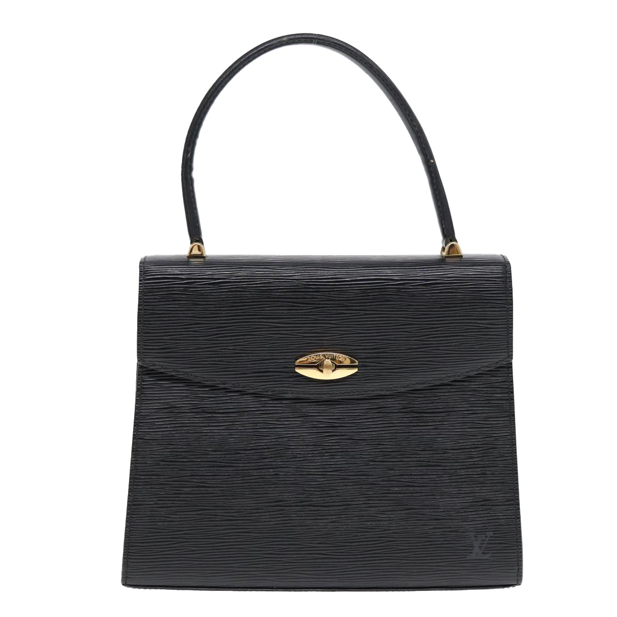 LOUIS VUITTON Epi Malesherbes Hand Bag Black M52372 LV ep5025