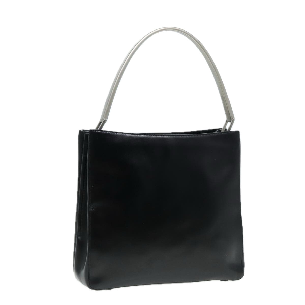 Luxury Prada Shoulder Bag Leather Black Silver  ep5137