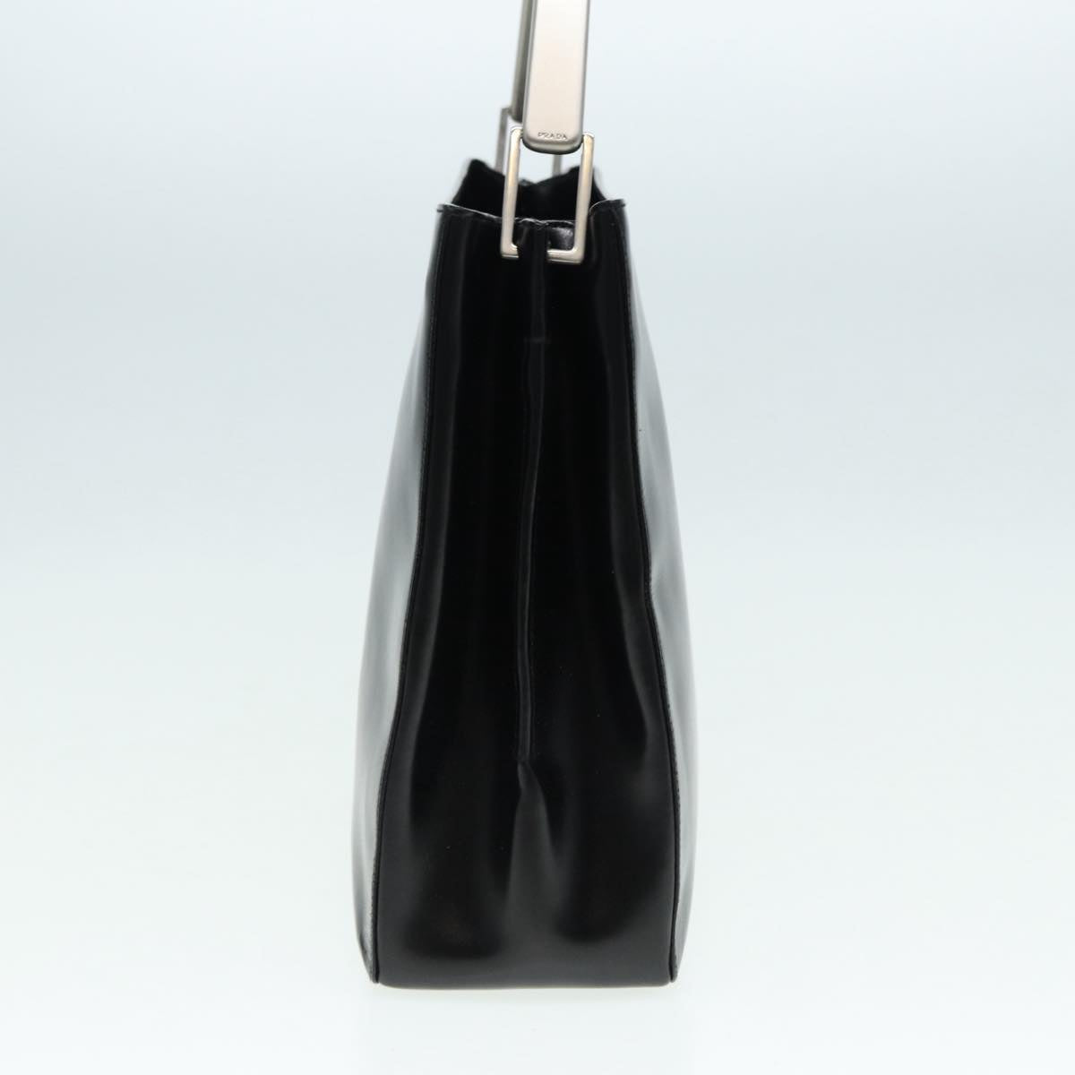 Luxury Prada Shoulder Bag Leather Black Silver  ep5137