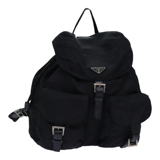 Luxury Prada Backpack Nylon Black Silver  ep5150