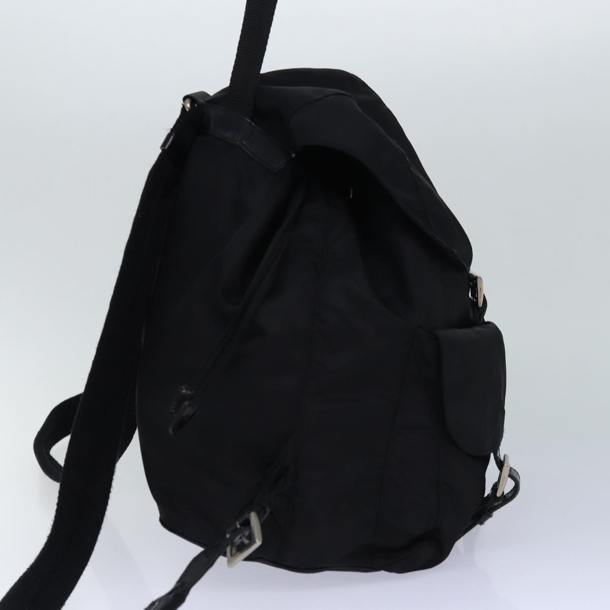 Luxury Prada Backpack Nylon Black Silver  ep5150