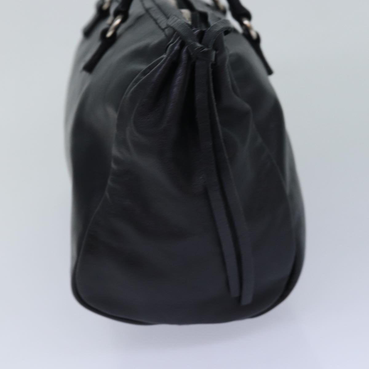 Luxury Prada Hand Bag Leather Black Silver  ep5185