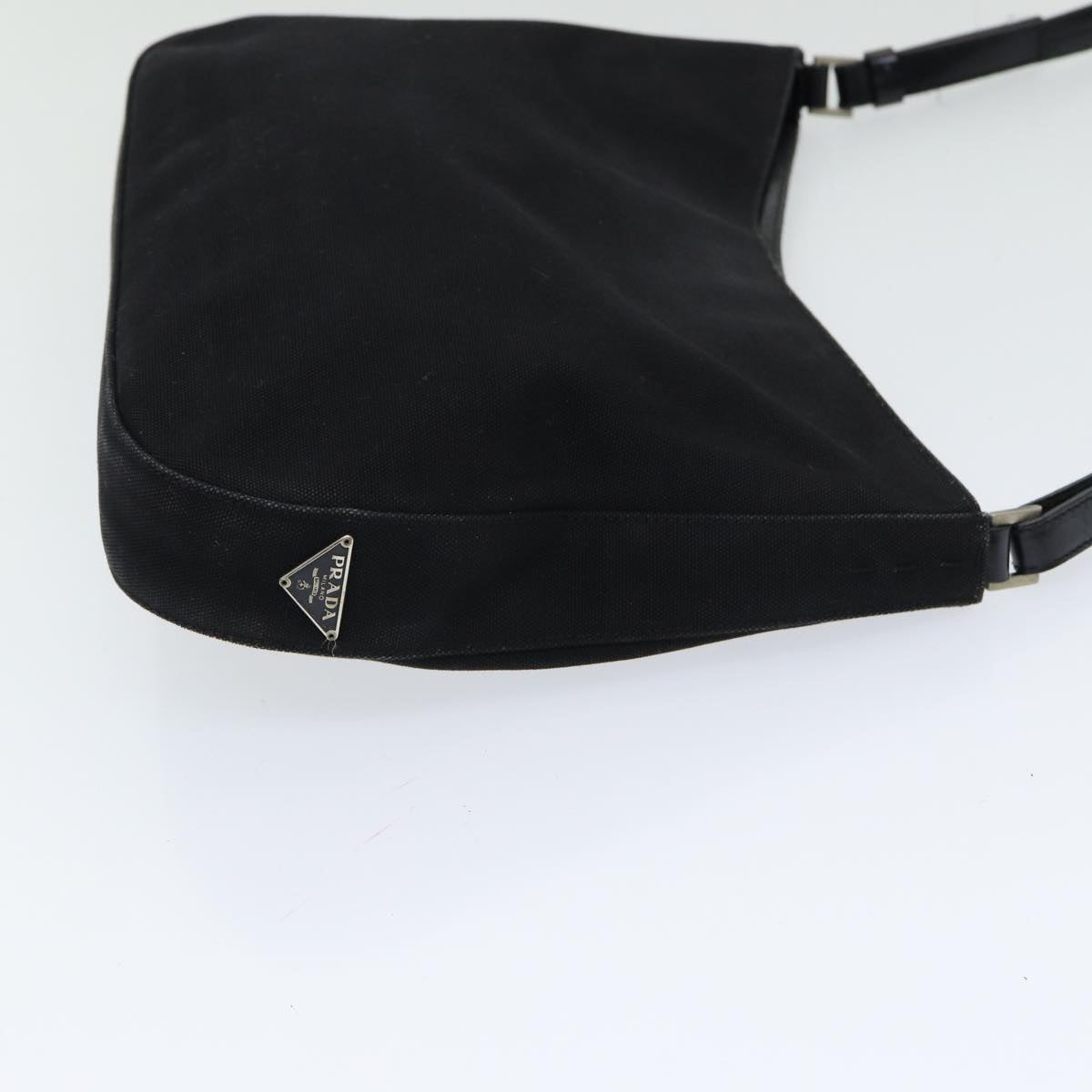 Luxury Prada Shoulder Bag Nylon Black Silver  ep5200