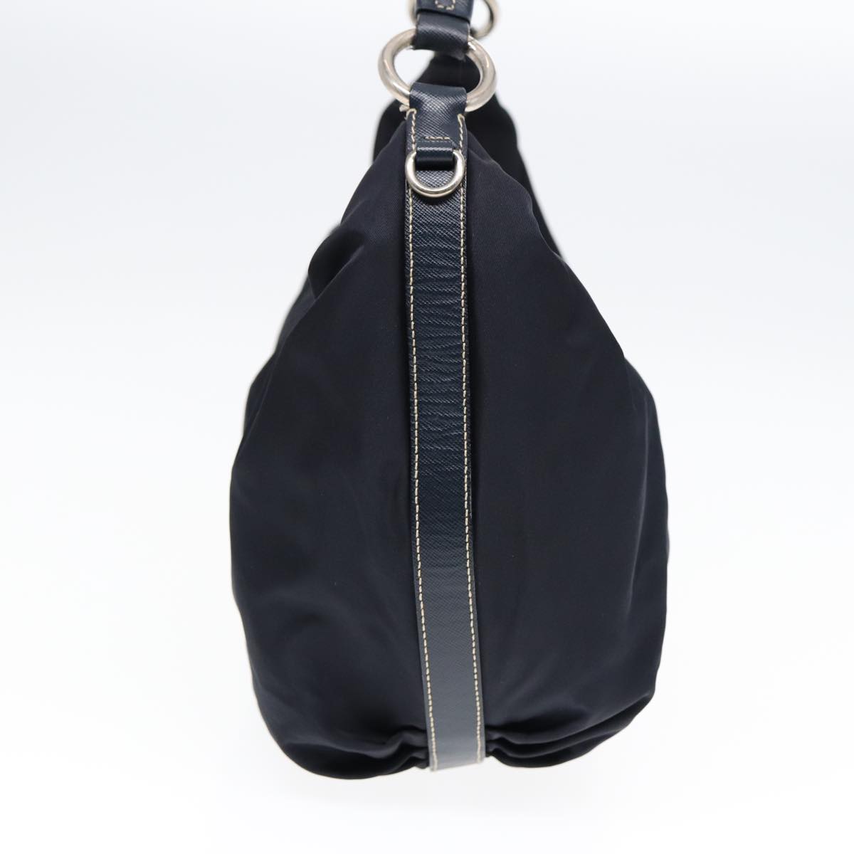 Luxury Prada Shoulder Bag Nylon Navy Silver  ep5213