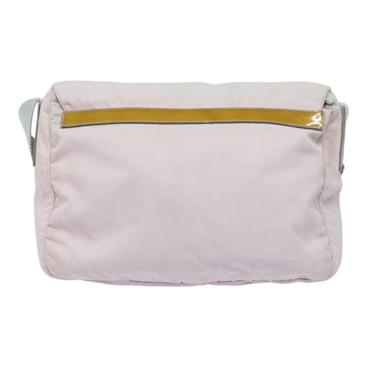 Luxury Prada Shoulder Bag Nylon Pink Silver  ep5304