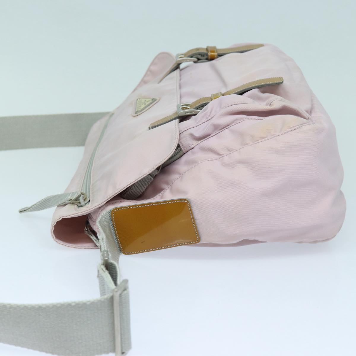 Luxury Prada Shoulder Bag Nylon Pink Silver  ep5304