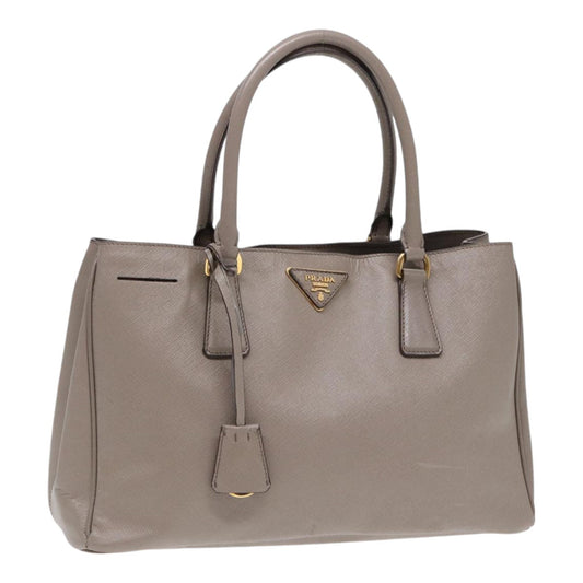 Luxury Prada Hand Bag Safiano leather Gray Gold  ep5342