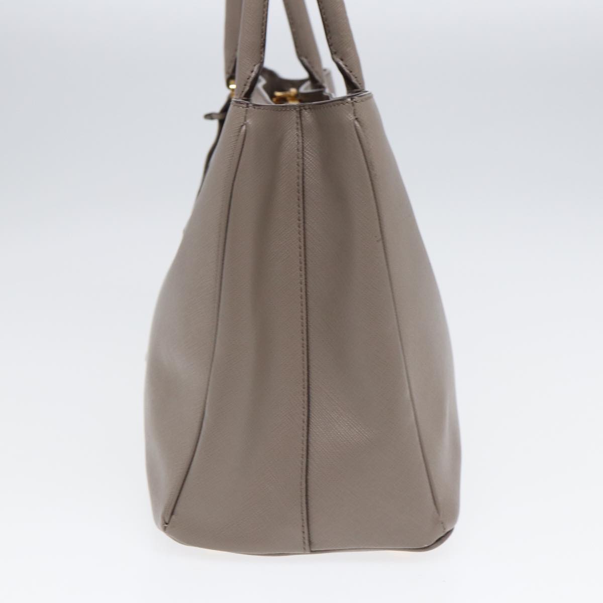 Luxury Prada Hand Bag Safiano leather Gray Gold  ep5342