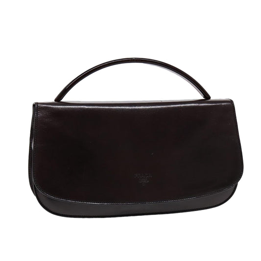 Luxury Prada Hand Bag Leather Silver Brown  ep5375