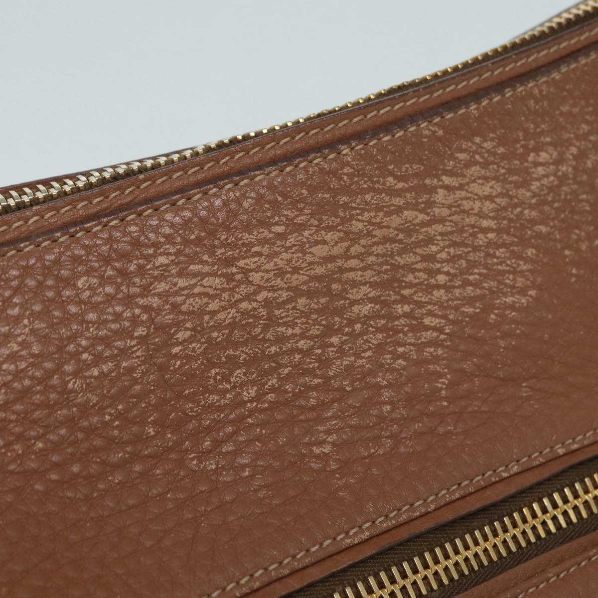 Luxury Prada Shoulder Bag Leather Gold Brown  ep5379