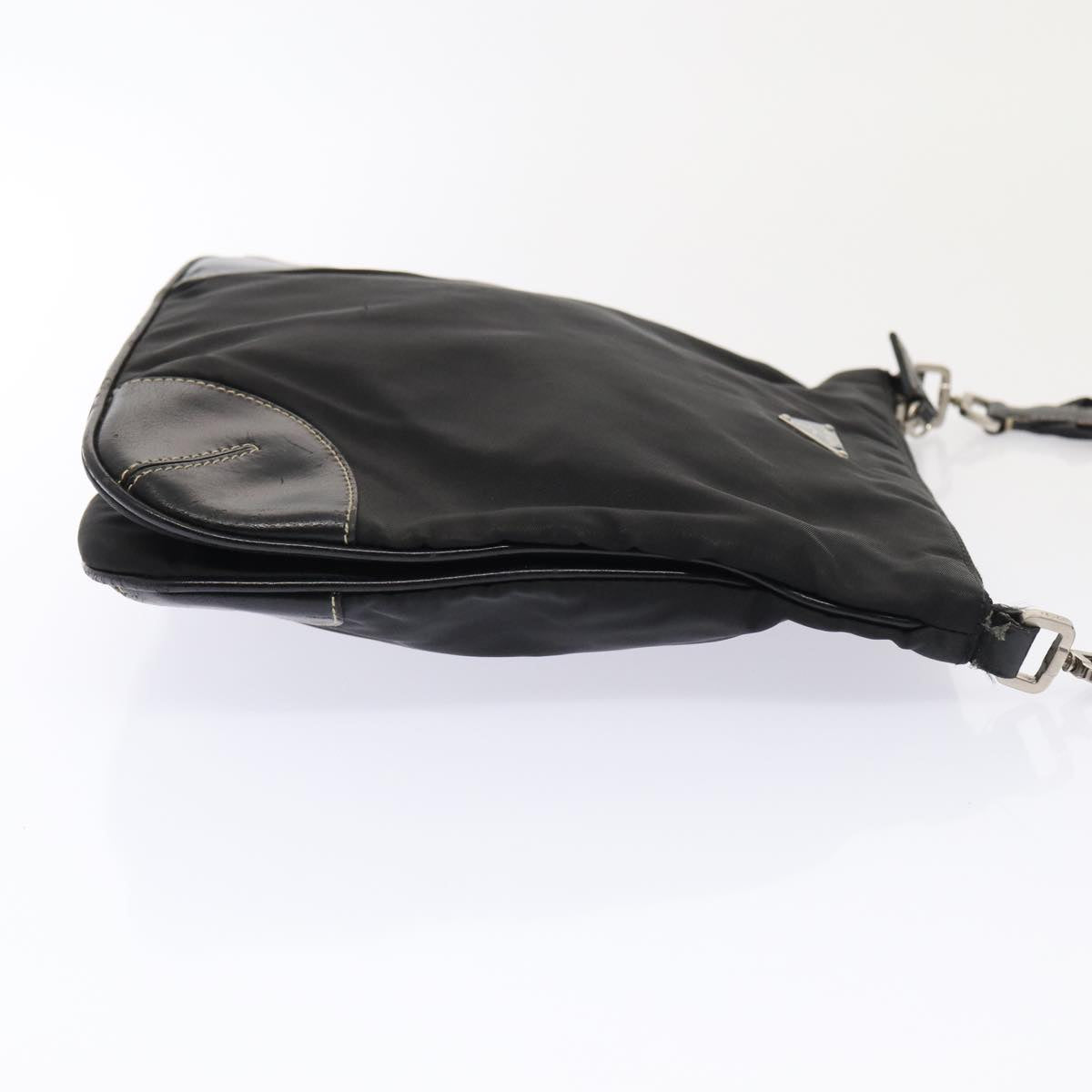 Luxury Prada Shoulder Bag Nylon Black Silver  ep5420