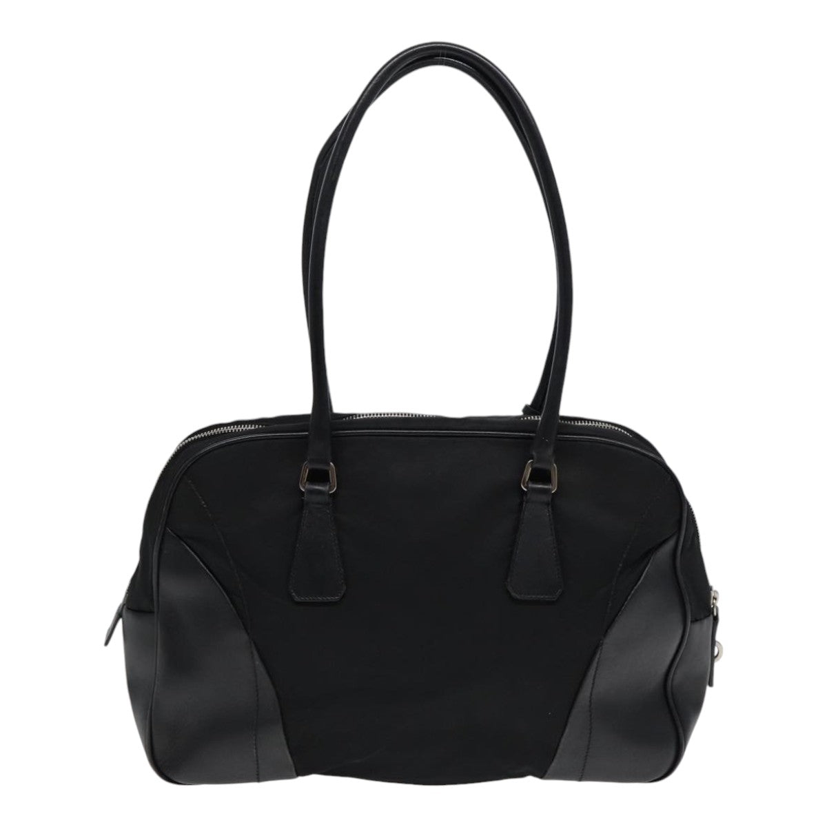 Luxury Prada Shoulder Bag Nylon Black Silver  ep5432
