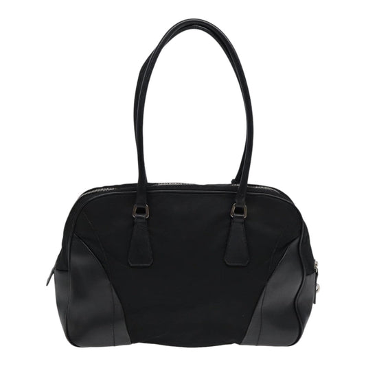 Luxury Prada Shoulder Bag Nylon Black Silver  ep5432