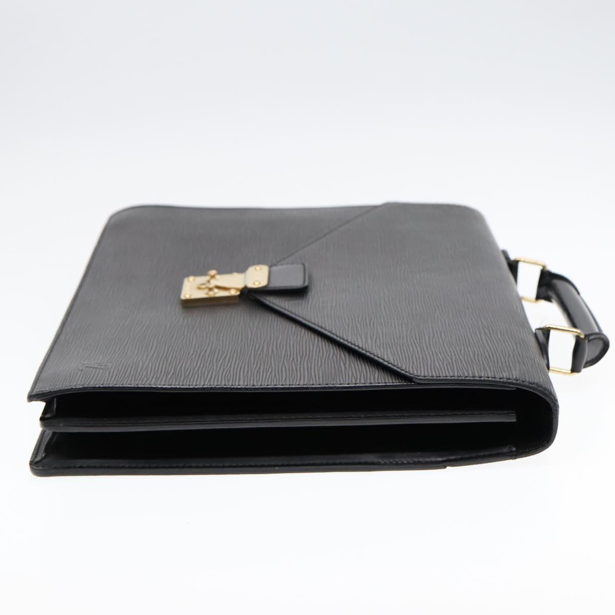 LOUIS VUITTON Epi Serviette Ambassador Business Bag Black M54412 LV ep5632
