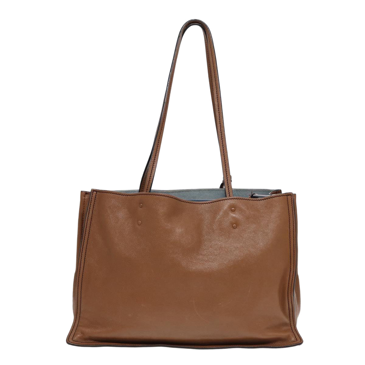 Luxury Prada Tote Bag Leather Silver Brown  ep5656