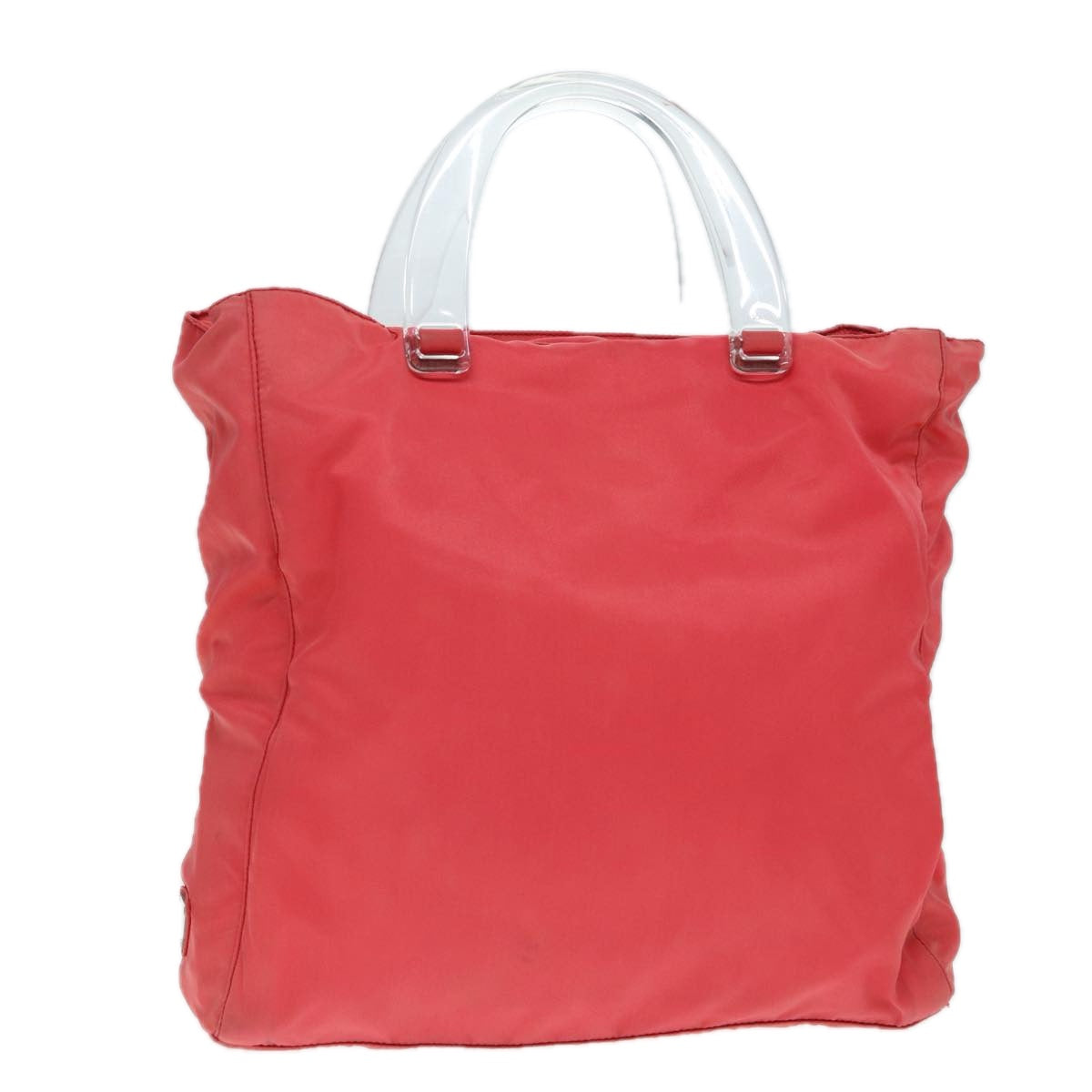 Luxury Prada Hand Bag Nylon Pink Silver  ep5695