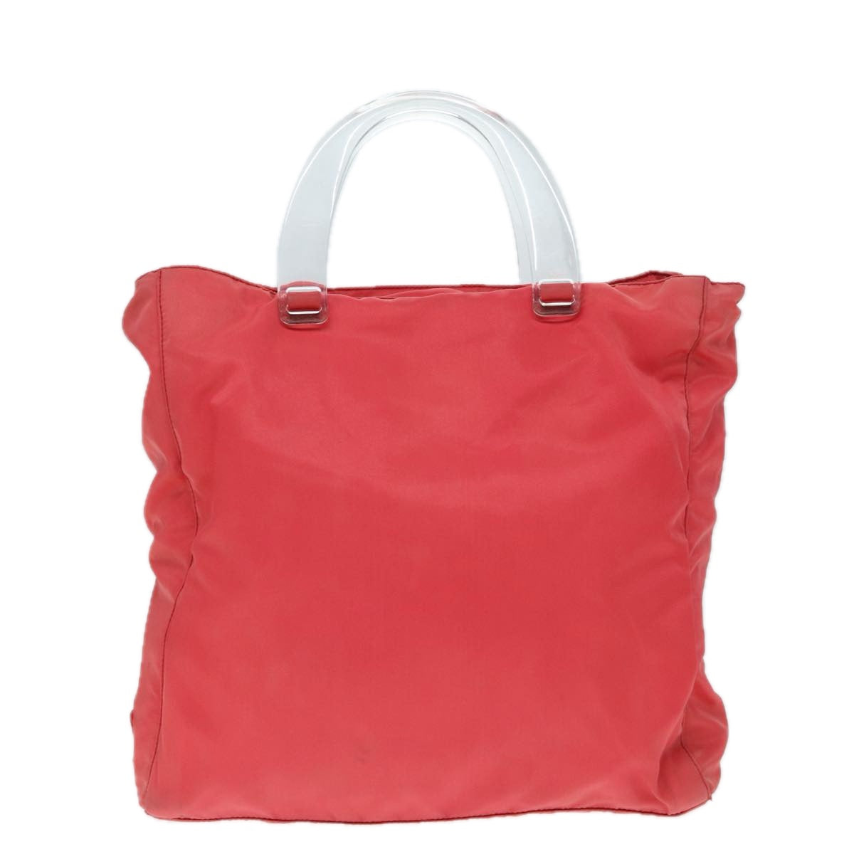 Luxury Prada Hand Bag Nylon Pink Silver  ep5695