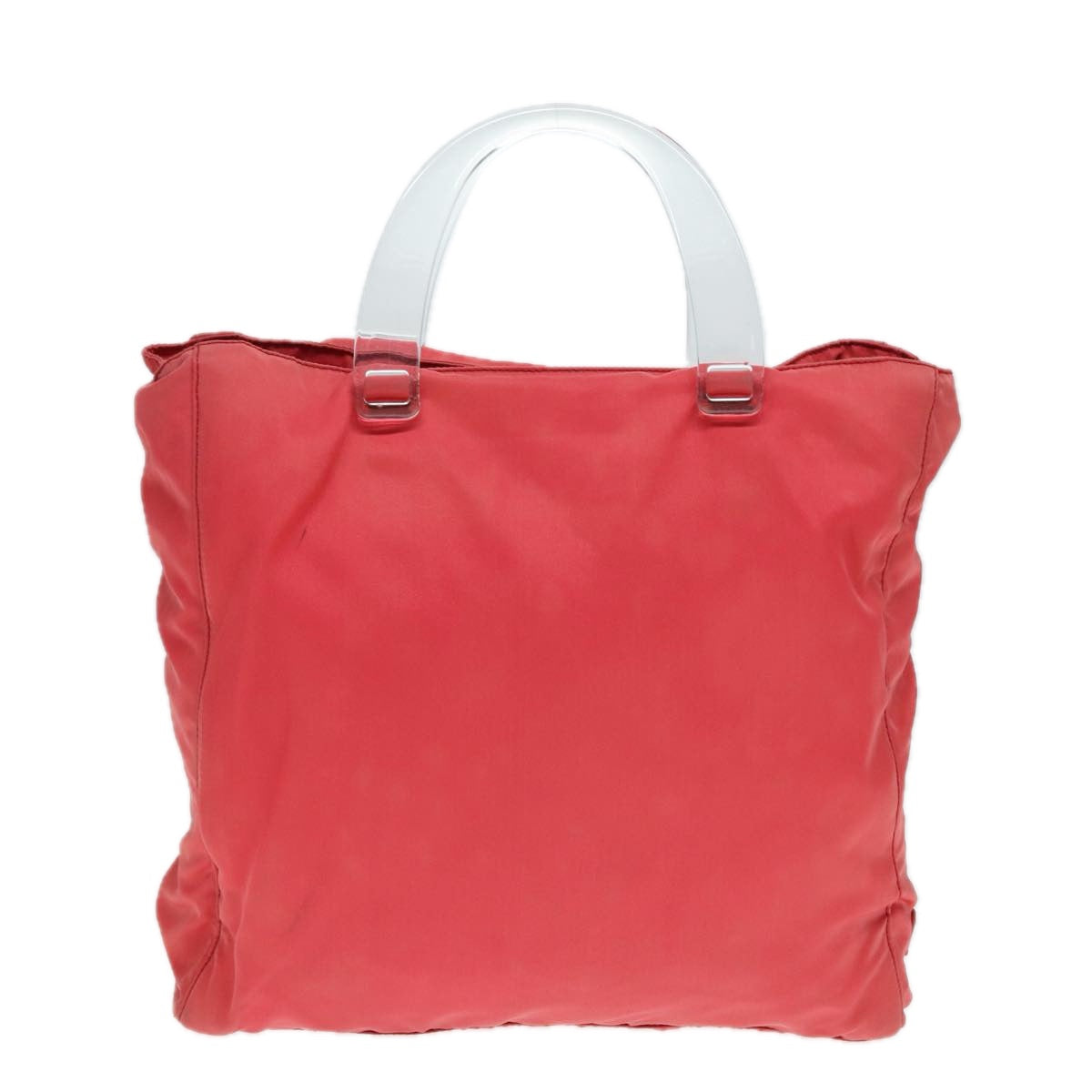 Luxury Prada Hand Bag Nylon Pink Silver  ep5695