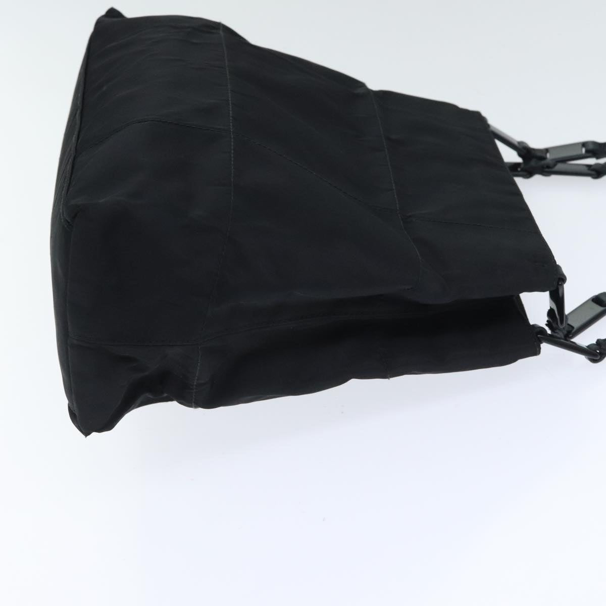 Luxury Prada Hand Bag Nylon Plastic Leather Black  ep5732