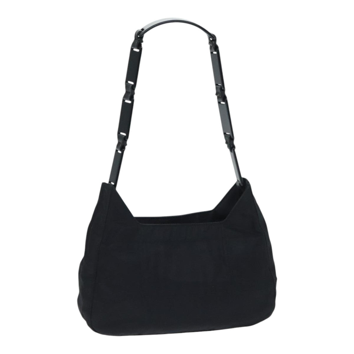 Luxury Prada Shoulder Bag Nylon Plastic Leather Black  ep5759