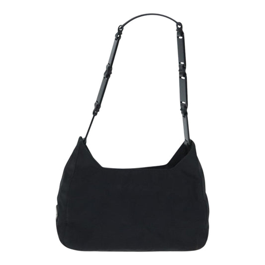 Luxury Prada Shoulder Bag Nylon Plastic Leather Black  ep5759