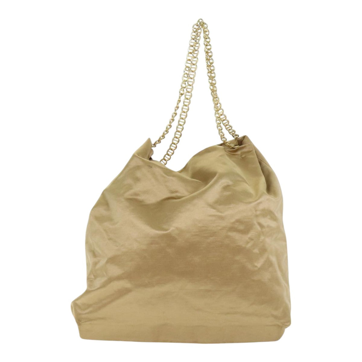 Luxury Prada Chain Tote Bag Satin Gold  ep5795