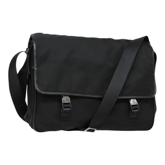 Luxury Prada Shoulder Bag Nylon Black Silver  ep5890