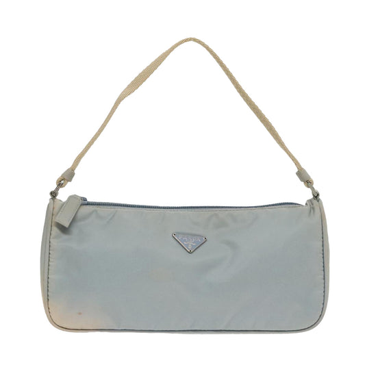 Luxury Prada Pouch Nylon Blue Beige Silver  ep5947