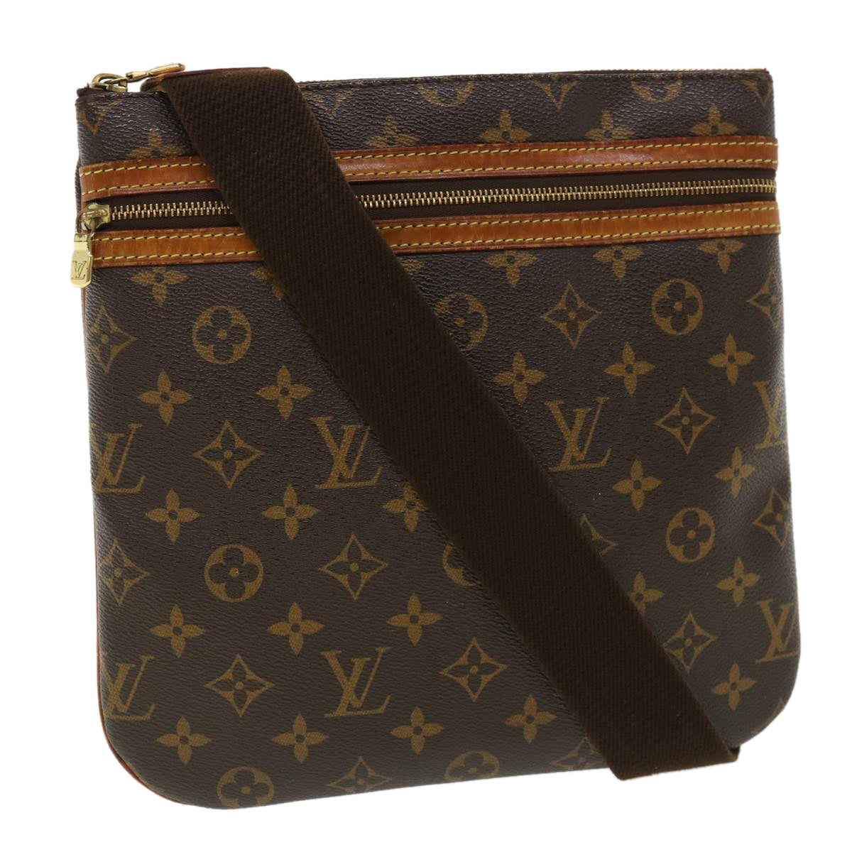 LOUIS VUITTON Monogram Pochette Bosphore Shoulder Bag M40044 LV ep601