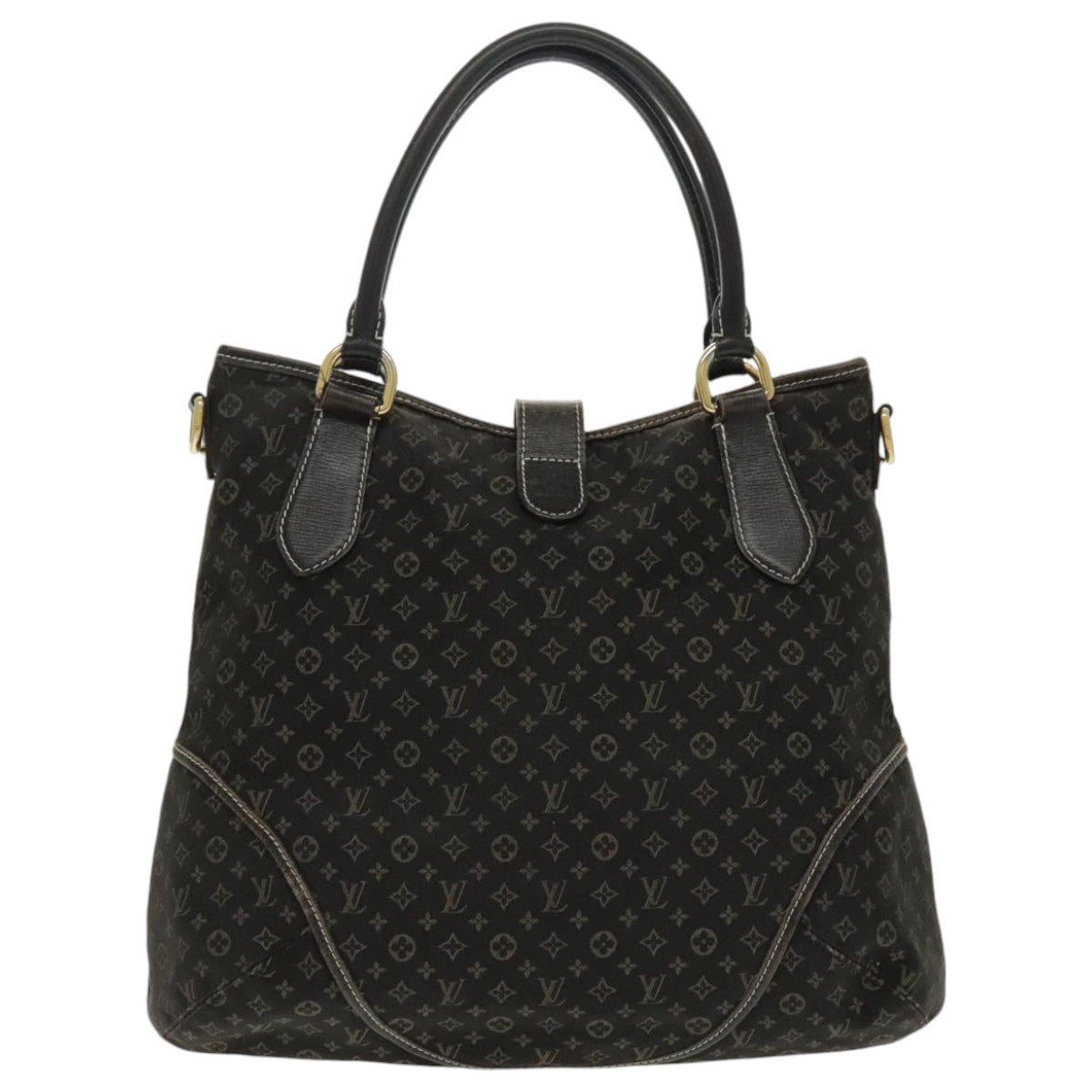 LOUIS VUITTON Monogram Idylle Elegy Hand Bag Black M56696 LV ep6074