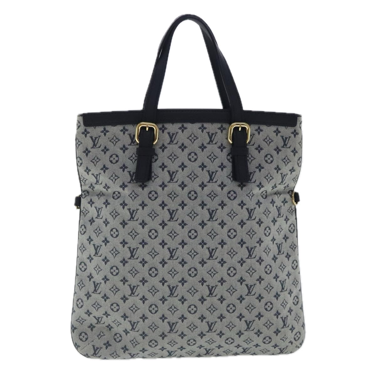 LOUIS VUITTON Monogram Mini Françoise Tote Bag 2way Blue M92208 LV ep6118
