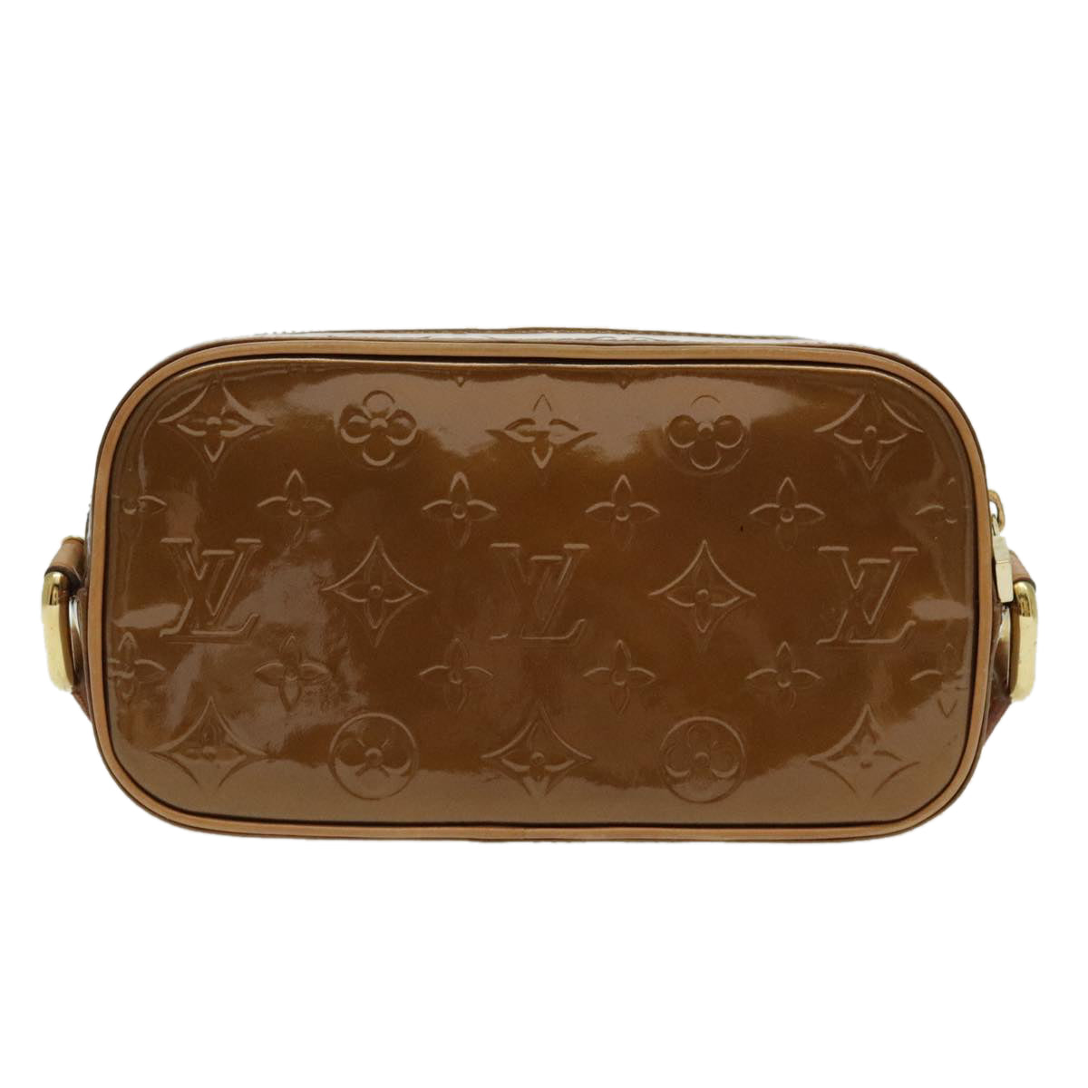 LOUIS VUITTON Monogram Vernis Christy MM Shoulder Bag Bronze M91109 ep6126