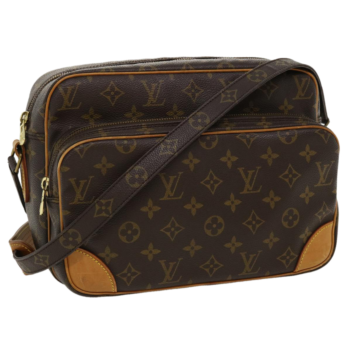 LOUIS VUITTON Monogram Nile Shoulder Bag M45244 LV ep613