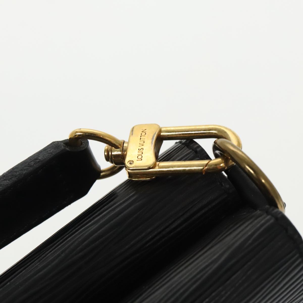 LOUIS VUITTON Epi Biface Clutch Bag Black M52322 LV ep6245