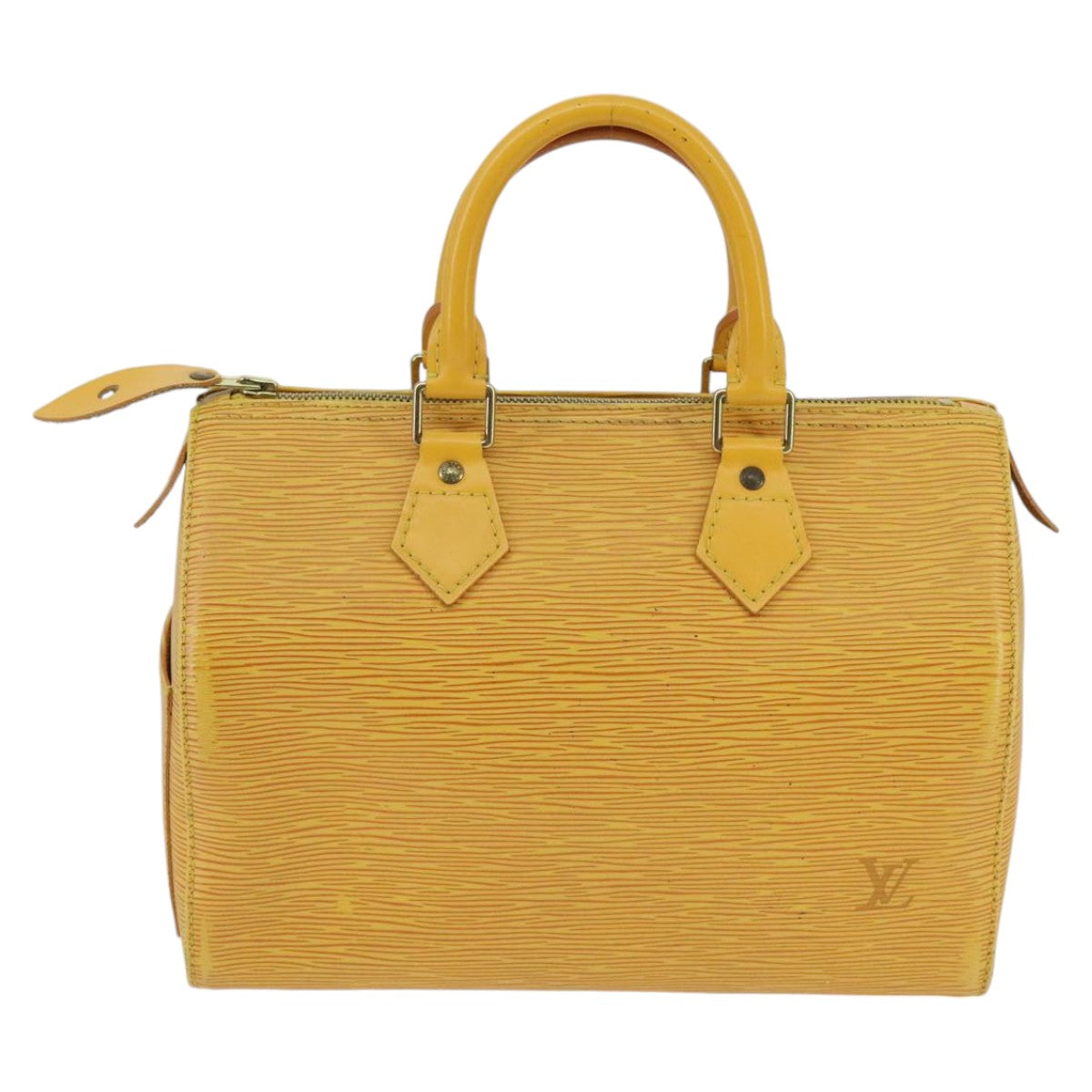LOUIS VUITTON Epi Speedy 25 Hand Bag Tassili Yellow M43019 LV ep6343
