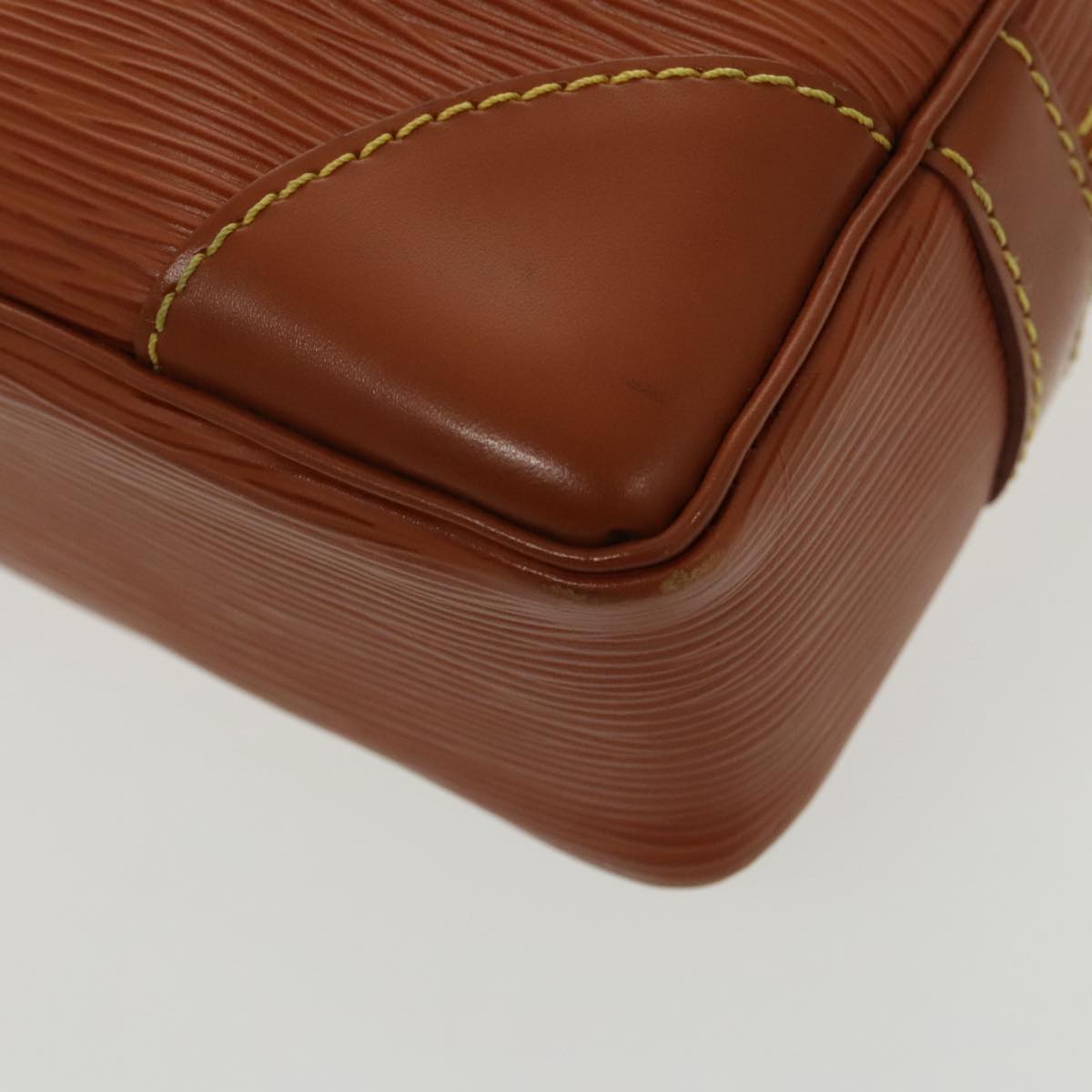 LOUIS VUITTON Epi Porte Documents Voyage Bag Zipangu Gold M54478 LV ep6345