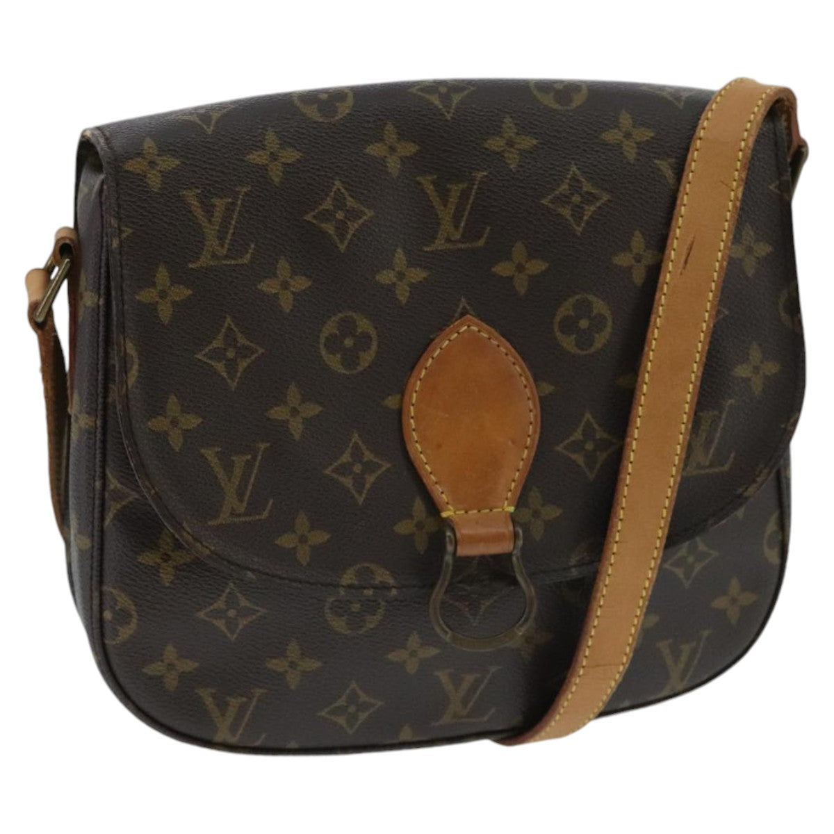 LOUIS VUITTON Monogram Saint Cloud GM Shoulder Bag M51242 LV ep6348