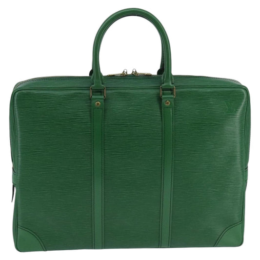 LOUIS VUITTON Epi Porte Documents Voyage Business Bag Green M54474 ep6379
