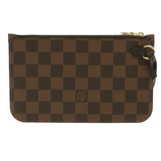 LOUIS VUITTON Damier Ebene Neverfull PM Pouch LV ep736