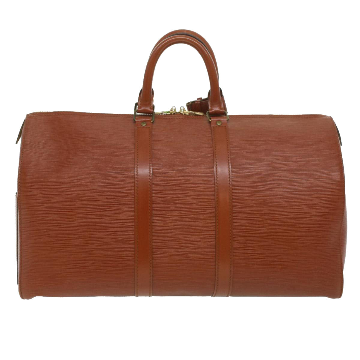 LOUIS VUITTON Epi Keepall 45 Boston Bag Kenya Brown M42973 LV ep745