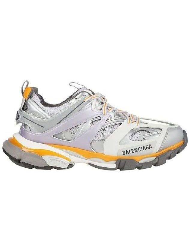 Luxury Balenciaga Track Low Top Sneakers Lilac Grey