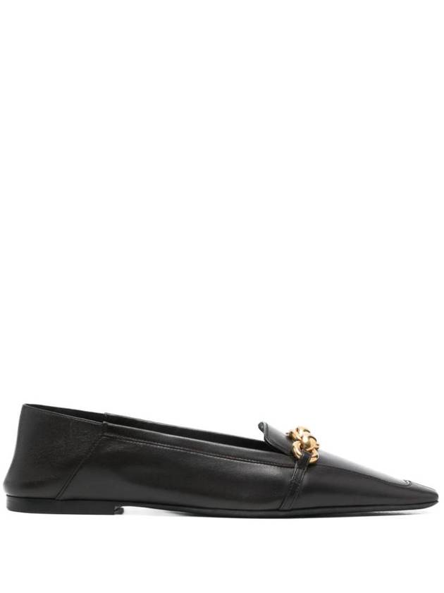 Luxury Saint Laurent Chris Leather Loafer Brown