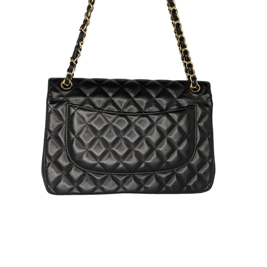 Luxury Chanel bag Classic Quilted Lambskin Double Jumbo Flap