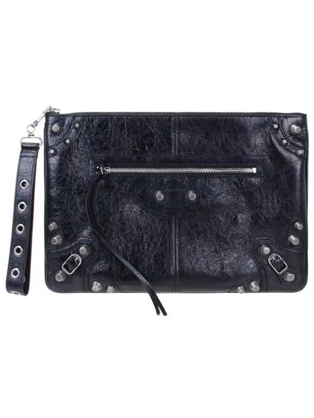 Luxury Balenciaga Le Cagole Large Clutch Bag Black
