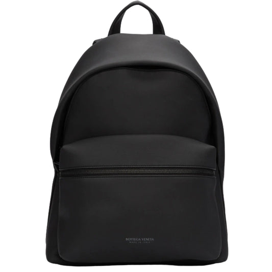 Luxury Bottega Veneta Leather Black Backpack