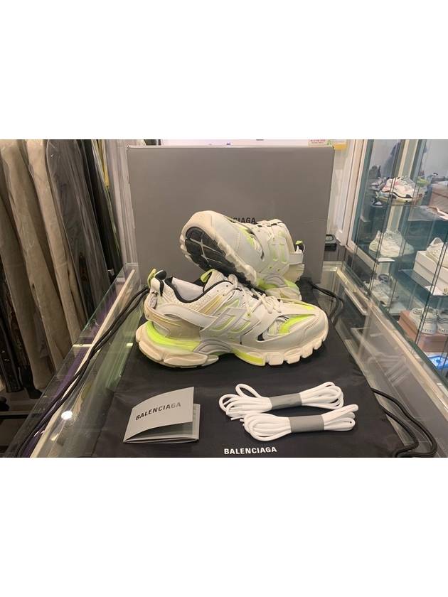 Luxury Balenciaga Track Low Top Sneakers Fluo Yellow White