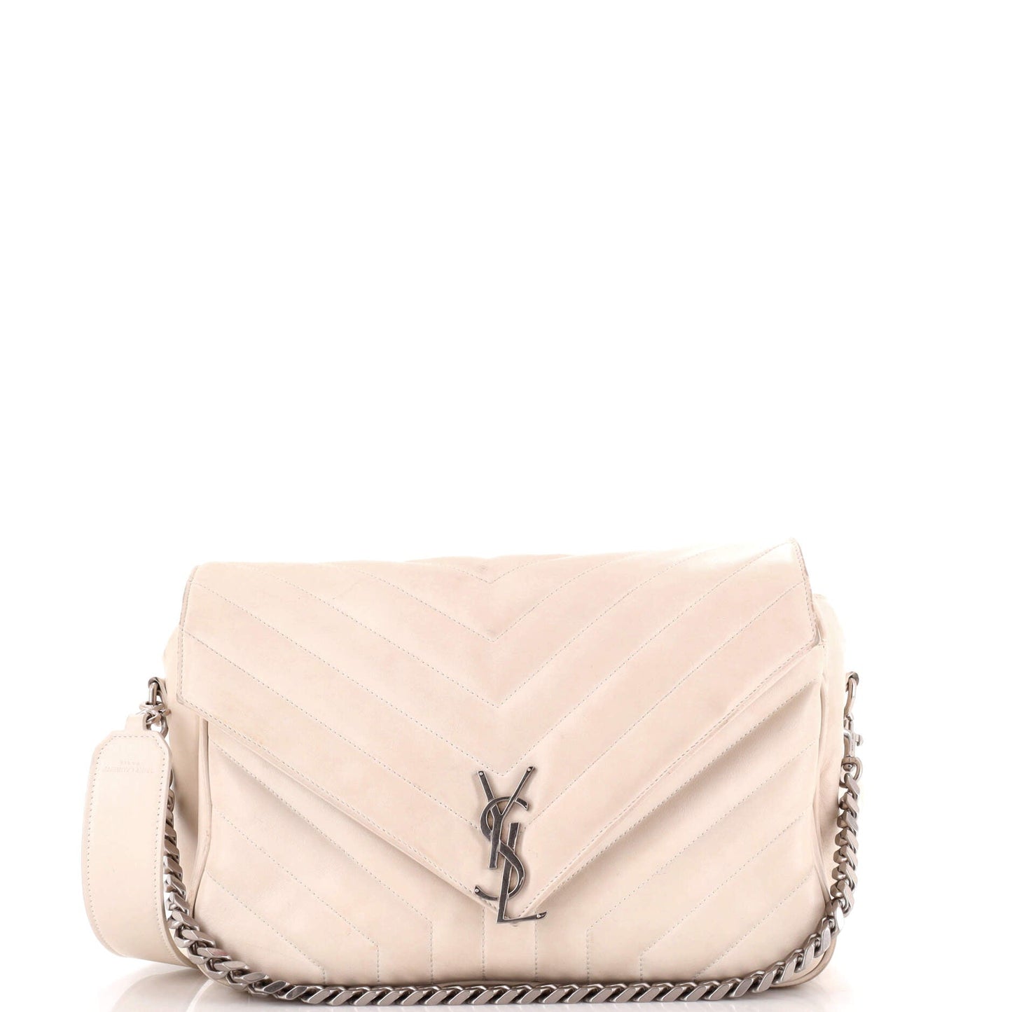 Luxury Saint Laurent LouLou Convertible Shoulder Bag Matelasse Chevron Leather