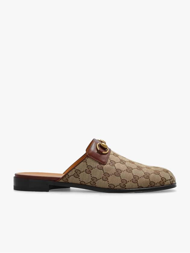 Luxury Gucci Trending 2025 GG Horsebit Slippers Beige